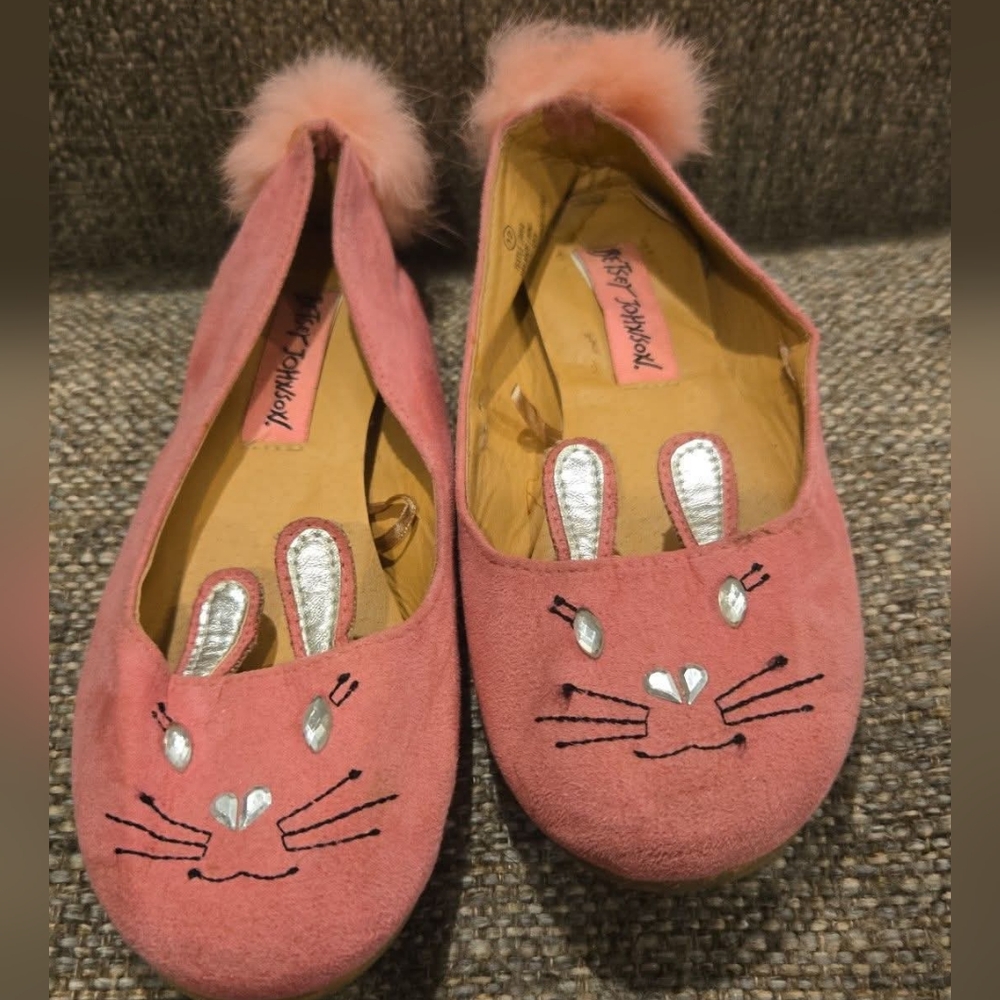 Betsey Johnson Pink‎ Bunny Kids Shoes